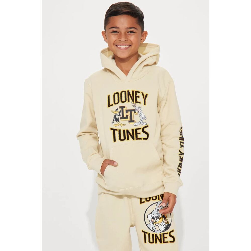 Fashion Nova Kids Looney Tunes Fleece Hoodie & Jogger Set Size 14/16 Youth